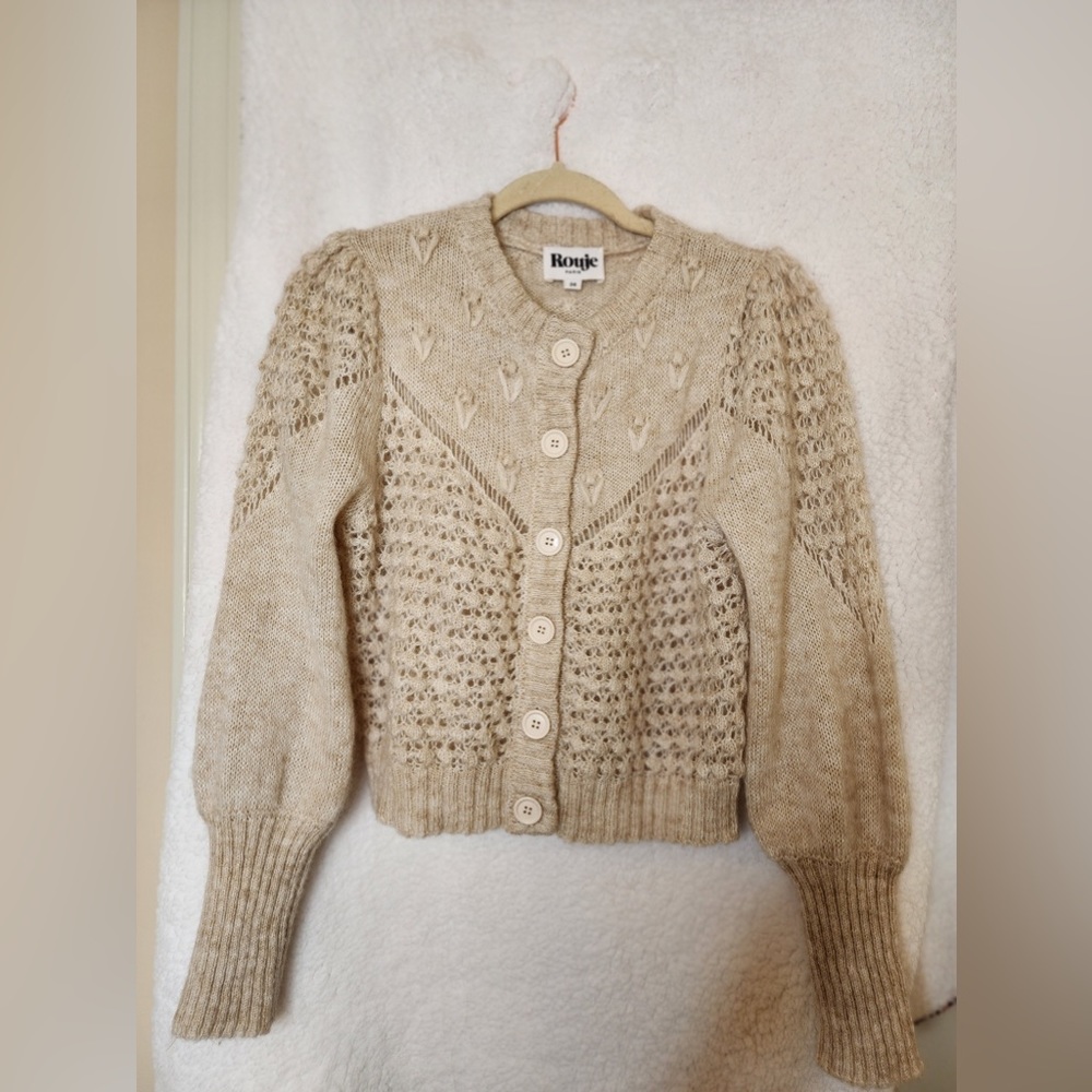 Rouje Paris Philippe Cardigan Mohair Sweater